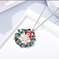 thumbnail image 5 of Collar de Navidad para mujer, colgante de corona navideña, regalos de joyería para las fiestas, regalos de joyería de Año Nuevo para mujeres y adolescentes, 5 of 5