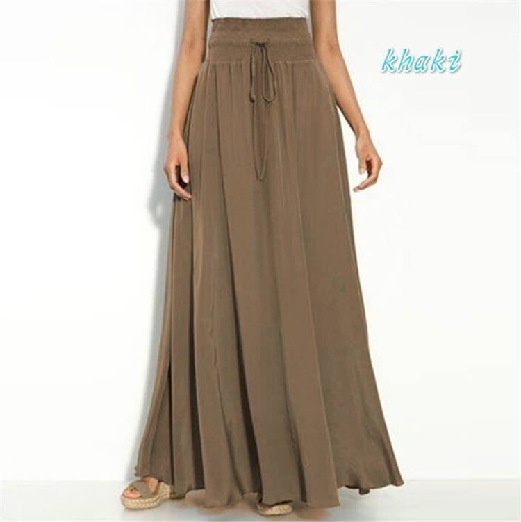 Elastic long skirt Clearance