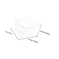 thumbnail image 4 of WHAMVOX Chest Freezer Basket White Iron Freezer Organizer Home Organization 1Pack, 4 of 7