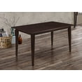 thumbnail image 2 of Gabriel Rectangular 59-inch Wood Dining Table Cappuccino, 2 of 7
