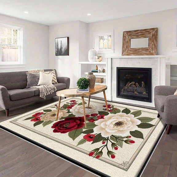 3'x5' carpet for bathroom washable carpet for living room fun area rug high traffic area rug plush area rug