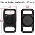 thumbnail image 4 of Airtag Dog Collar Holder 2 Pack,Waterproof cat Collar Holder for Apple AirTag, Silicone Air Tags Case for Cat Dog Collars, 4 of 10