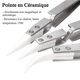 thumbnail image 4 of Pinzas Cerámicas Antiestáticas de 6 Pinzas Pinzas Invertidas Pinzas Resistentes Al de Precisión, 4 of 5