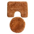thumbnail image 4 of 3Pcs Toilet Lid Cover + Floor Pedestal Rug + Non-slip Pad Mat Carpet Bathroom Set Home Decor Gift, 4 of 11