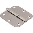 thumbnail image 2 of Pack of 30 Door Hinges 3-1/2" Inch Satin Nickel with 5/8" Radius Corner by Silverline, 2 of 3