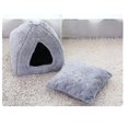 thumbnail image 3 of Large Rabbit Cave Bed Bunny Warm Tent House Small Animal Triangle Hideout For Rabbit Bunny Guinea Pig Ferret ( Grey), 3 of 4