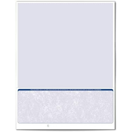 ValueChex - 500 Blank Business Voucher Checks - Blue Classic - 500 Sheets Form #1002 - Check on Bottom$$Office