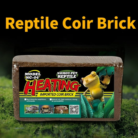 600g Compressed Reptile Coconut Brick Coco Coir Substrate for Reptiles