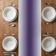 thumbnail image 4 of Table Runner 48 Inches Long for Kitchen Dining, Purple Grey Ombre Dresser Scarf Farmhouse, Dining Table Decorations for Wedding/Parties, Farmhouse Gradient Minimalist 13 x 48 In, 4 of 8