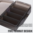 thumbnail image 2 of Cebo de pesca 5 rejillas Cajas de señuelos Gancho Gear Case Compartimentos Contenedor ( S) Negro Sywqhk Para Estrenar, 2 of 7