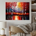 thumbnail image 2 of Designart Path Into The Red Forest II Canvas Wall Art, 2 of 5