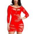 thumbnail image 3 of Tbopshirt Lingerie for Women,Womens Lingeries Set Women Solid Color Underwear Bra Perforated Skirt Hollowed Out and Lingerie,Valentines Day Gift for Her, 3 of 8