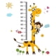 thumbnail image 1 of Giraffe Children Growth Chart Height Measurement Home/Nursery DIY Wall Sticker, 1set, 1 of 5