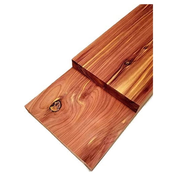 Red Cedar Lumber - 3/4" x 6" (2 Pieces) (3/4" x 6" x 36")