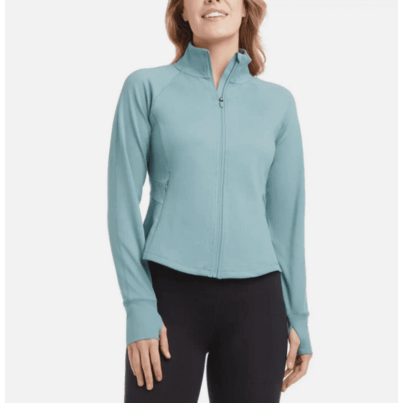 Jockey Ladies' Yoga Jacket, Artic Blue, Size XL