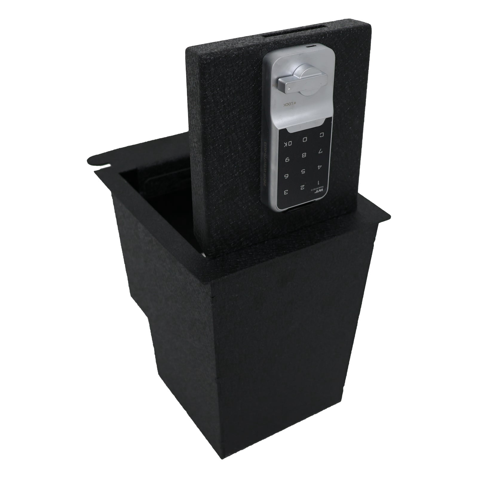 WASAI Center Console Gun Safe Vault Compatible with Toyota 4runner 2010-2024, Premium Console Lock Box, Locking Vault with Electronic Keypad Lock.