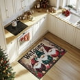 thumbnail image 4 of Christmas Doormat for Front Door, Red Absorbent Entryway Mat Non-Slip, Holiday Floor Carpet for Home Decor Indoor Outdoor Use(E), 4 of 5