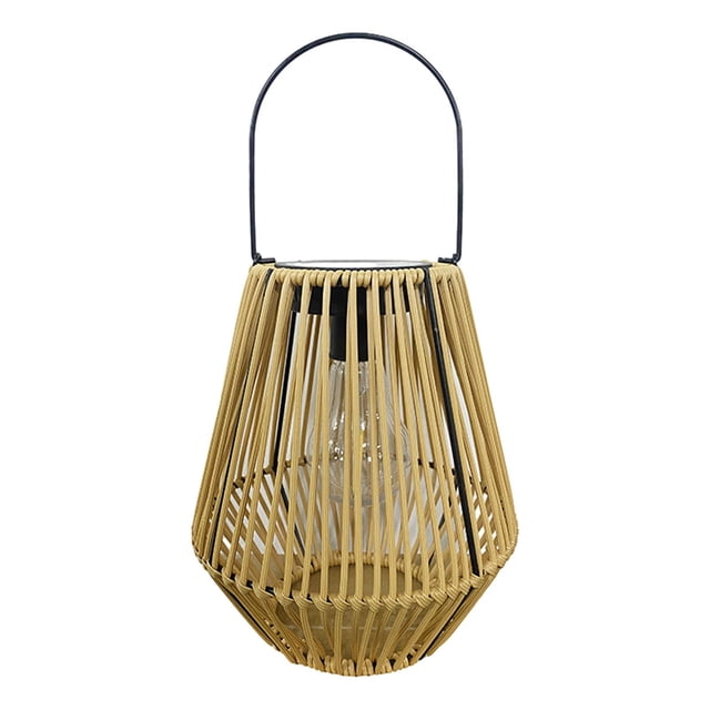 Linterna solar para exteriores, luces colgantes para interiores y exteriores, para escaleras de valla de patio Zulema Luz de la linterna