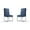 Blue, variant on Manhattan Comfort Element 18.9" Velvet Dining Chair in Blue (Set of 2)