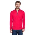 thumbnail image 1 of Jersey deportivo Cool & Dry Ultraclub con cremallera de un cuarto para hombre ROJO L 8230, 1 of 1