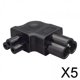 thumbnail image 1 of 5x Adaptador de Corriente IEC320 C6 a IEC320 C5, 2,5 a, 250 V, Macho a Hembra, Enchufe de Conversión de Curva de , PVC para Chasis Pdu Ups 5 piezas, 1 of 8