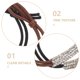 thumbnail image 3 of 24 gomas elásticas para el pelo: gomas con diamantes de imitación para mujeres y niñas. Diademas de alta elasticidad para coletas y moños. Coleteros con purpurina para fiestas, bodas y eventos., 3 of 5
