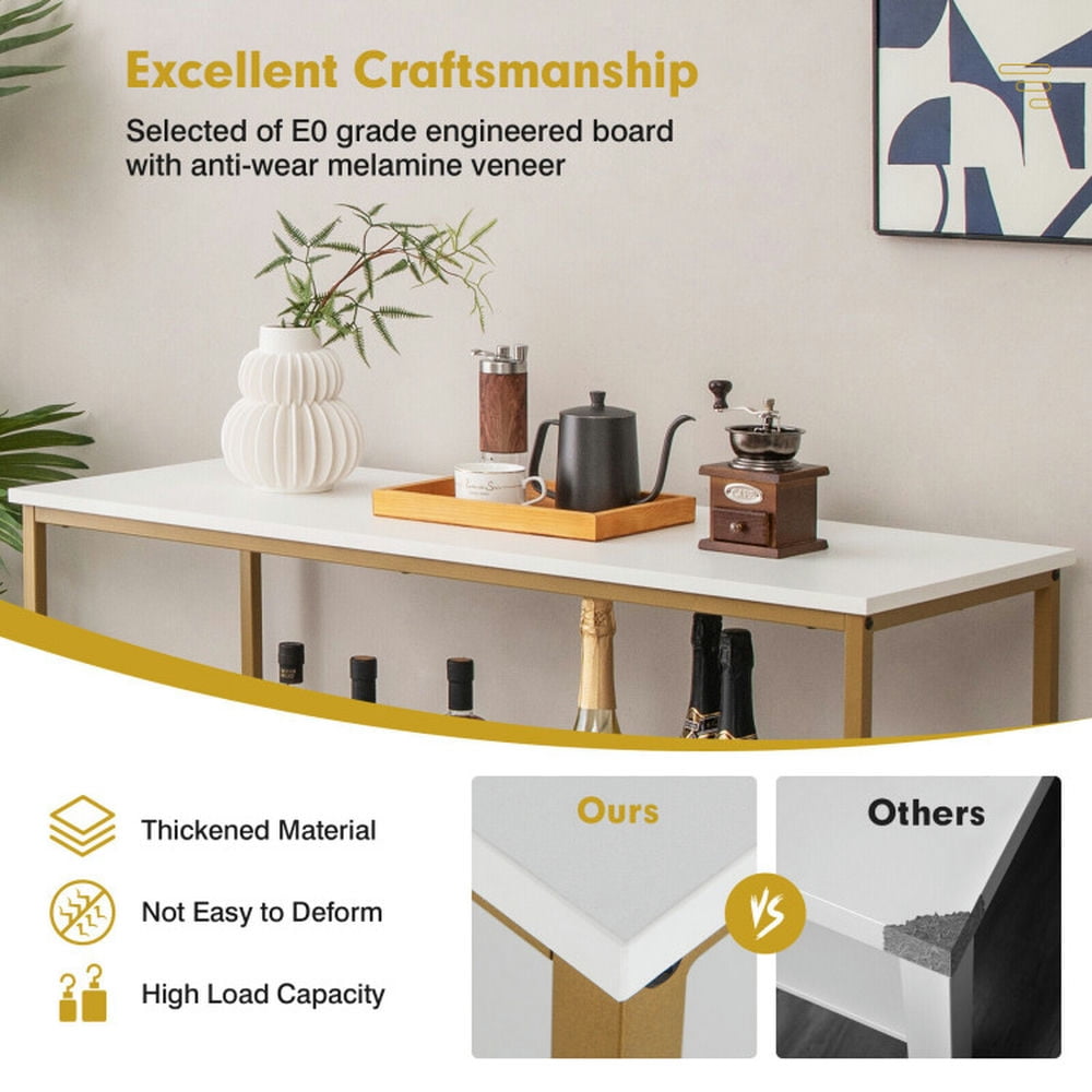 Finihen Kitchen Storage Cabinet, Buffet Sideboard, Modern Kitchen Buffet Sideboard with 3 Compartments, for Dining Room, Kitchen, Living Room, White Finihen Kitchen Storage Cabinet, Buffet Sideboard, Modern Kitchen Buffet Sideboard with 3 Compartments, for Dining Room, Kitchen, Living Room, White