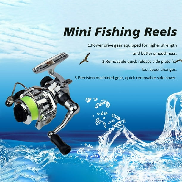 Mini XM100 Fishing Reel Steel Bait Casting Fishing Reels 