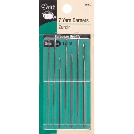 Dritz Yarn Darners Hand Needles 7/Pkg-Size 14/18