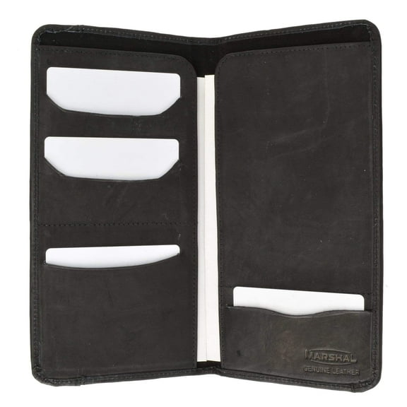 Genuine Leather Boarding Pass and Passport Holder with Credit Card Slots 565 CF (C)