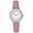 Pink, variant on Fridja Women's Easy Reader Quartz Analog Leather Strap Watch with Date Feature