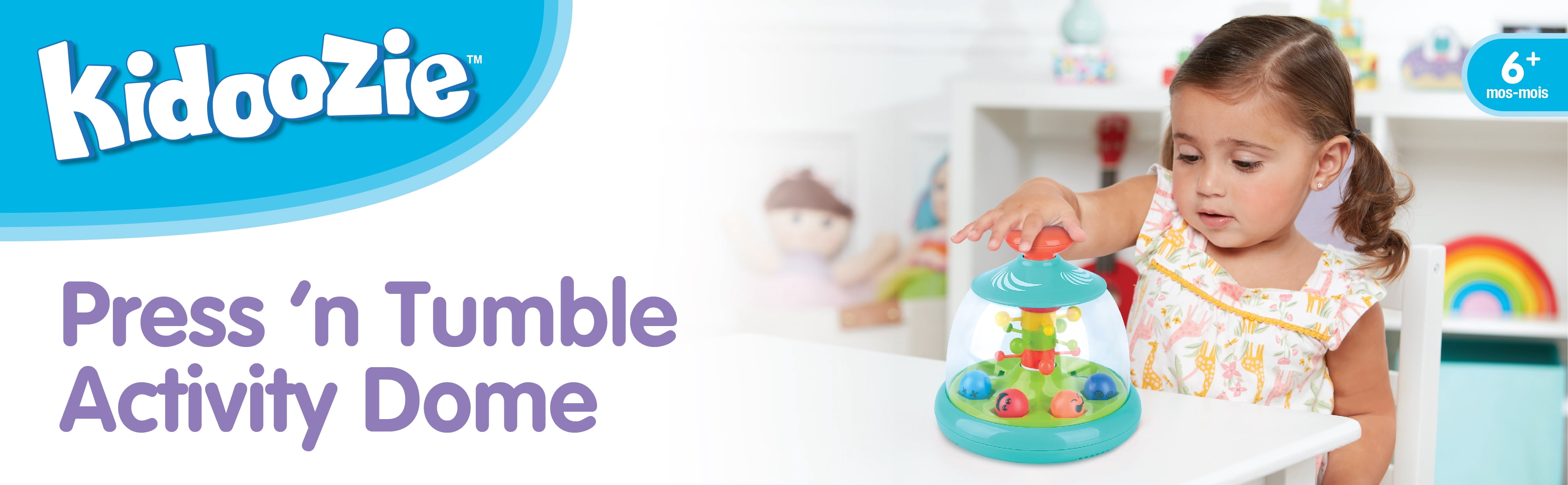 Kidoozie Press 'N Tumble Activity Dome - Fun-Filled Sensory Play for Babies 9-24 Months!