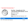 thumbnail image 2 of Flex Plate - Compatible with 1992 - 1999 Chevy C2500 Suburban 7.4L V8 1993 1994 1995 1996 1997 1998, 2 of 2