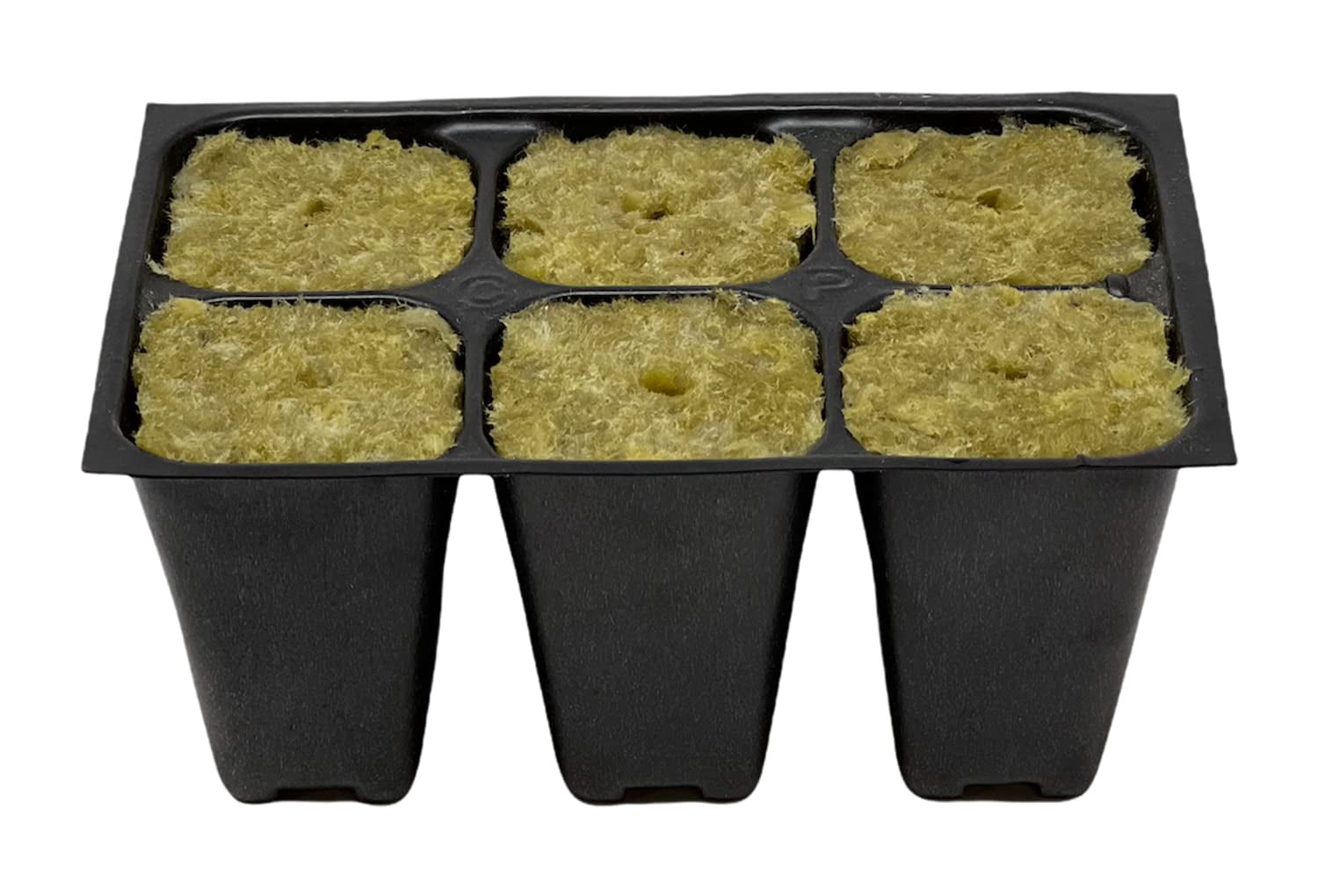 The Hydroponic City Seed Starter Tray, MVR1&nbsp;720 Cells (120 Trays - 6 Cells Per Tray) + Plant Stakes