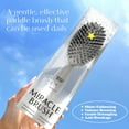 thumbnail image 4 of HAIRtamin Miracle Detangling Brush, One Size, White – Gentle Hair Detangler for Adults and Kids, 4 of 7