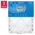 thumbnail image 2 of Duststop MERV 8 Premium Pleated Furnace Filter, 3-pack 20 x 25 x 4, 2 of 4