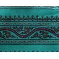 thumbnail image 4 of oneOone Georgette Viscose Fabric Leaves & Floral Block Printed Fabric 1 Yard 42 Inch Wide, 4 of 4