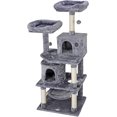 ZENY Large Kitty Tier Modern Big Cat Tree & Condo Scratching Post Tower