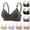 Army Green, variant on Woman's Thin Seamless Cup Small Summer Bras for Women Chest Ruffled without Rims