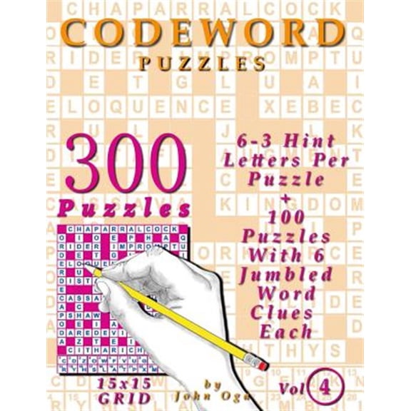 Pre-Owned Codeword Puzzles: 300 Puzzles, Volume 4 Paperback