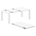 thumbnail image 2 of Compamia Loft Outdoor Dining Set with 6 Arm Chairs and 55 inch Extension Table White, 2 of 4