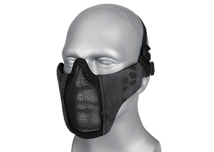 WoSporT Steel Mesh Nylon Lower Face Mask ( Phoon )