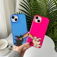 thumbnail image 2 of Cute Dog Love Hearts Couples Matching Soft Phone Case Compatible with iPhone Case (Red,iPhone 12), 2 of 6
