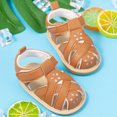 thumbnail image 7 of Meckior Baby Boys Girls Sandals Infant Closed Toe Crib Shoes for First Walkers 0-24 Months, 7 of 7