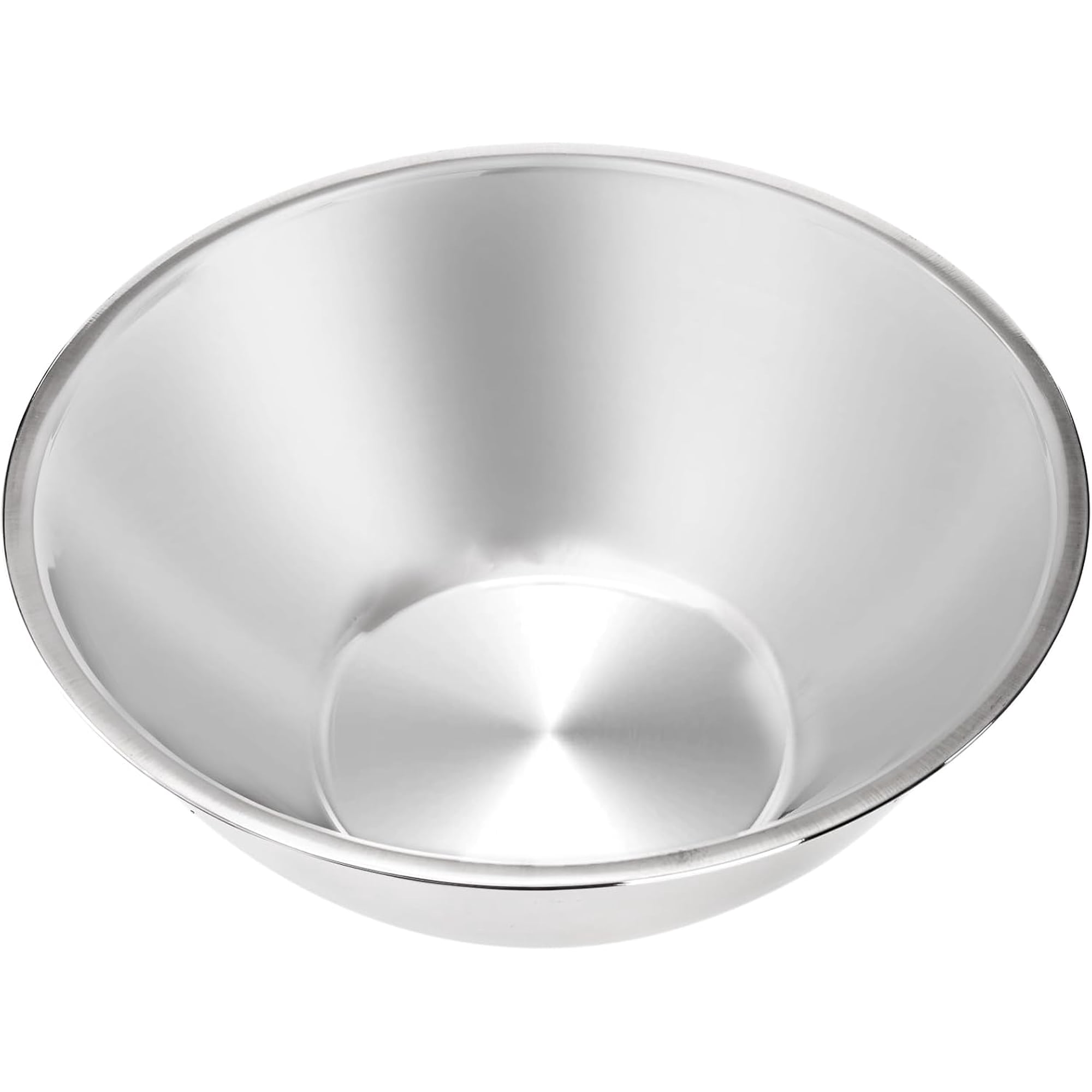 3 Pack Stainless Steel Mixing Bowls, 6 Quart Flat Base Stainless Steel Serving Bowls, 12.6 Inch Mirror Polish Large Metal Bowl Set for Kitchen Cooking, Baking, Prepping