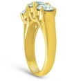 thumbnail image 3 of Pompeii 2 1/2ct Three Stone Diamond Engagement Ring 14K Yellow Gold (G/H,SI), 3 of 3
