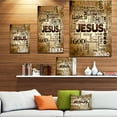 thumbnail image 4 of Design Art - Jesus' word cloud in grunge background, 4 of 4
