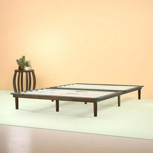 Zinus Bobbie 10 inch Acacia Wood Platform Bed Frame