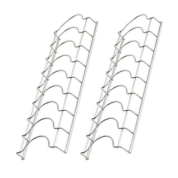 Kitchen Bowl Rack for Storage with 2Pcs Stainless Steel Dish Drainers