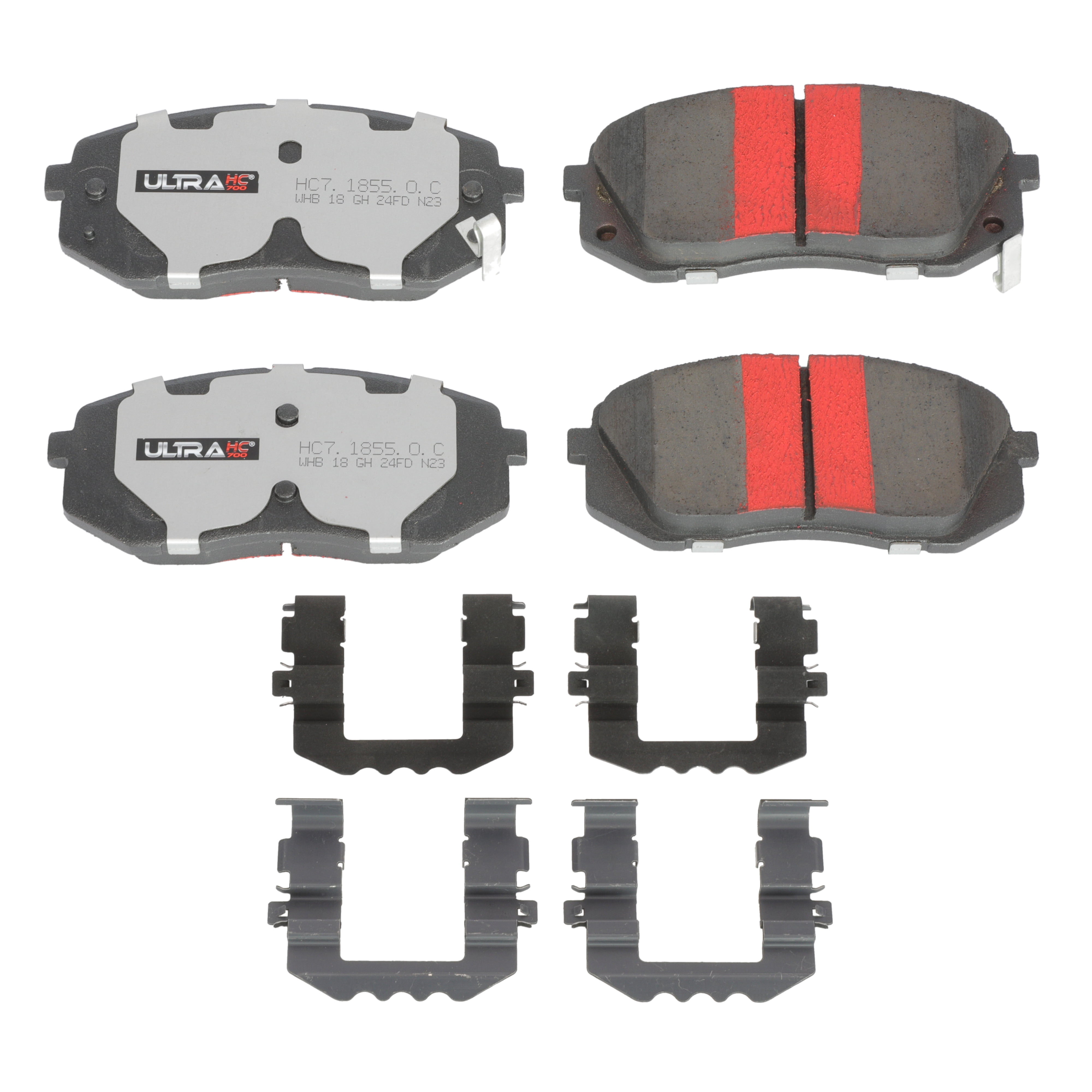 UltraHC 700 Brake Pad Set, Front HC7.1855.0.C, Kia Optima 2020-2016